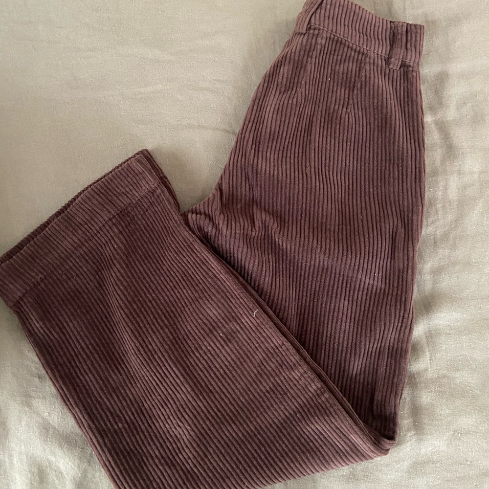 LACAUSA Wide Leg Corduroy